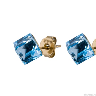 Пусеты Fiore Luna, Crystal Sky Blue, SWE0127/2 SB G Пусеты Fiore Luna, Crystal Sky Blue, SWE0127/2 SB G